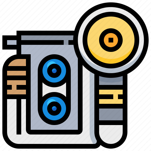 Camera, dslr, flash, photo, photography, vintage icon - Download on Iconfinder