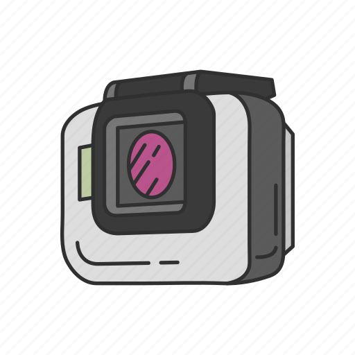 Action camera, camcorder, camera, gopro, photography, undwater camera, video icon - Download on Iconfinder