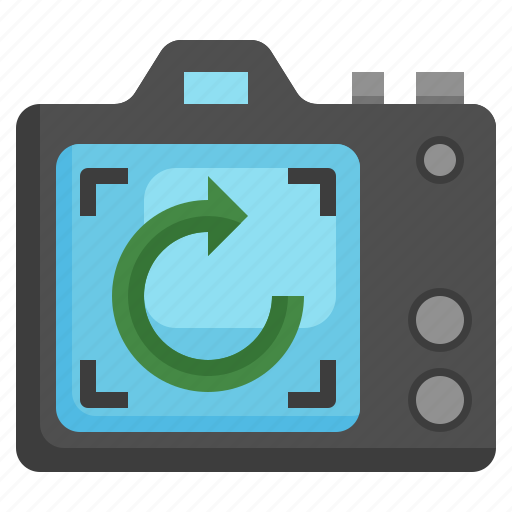 Rotate, rotating, arrow, right, camera, mode icon - Download on Iconfinder