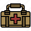 aid, emergency, first, hospital, kit, medical, medicine 