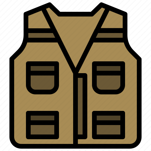 Camping, fashion, jacket, life, preserver, security, vest icon - Download on Iconfinder
