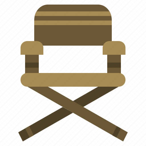 Camping, chair, cinema, director, furniture, outline, seat icon - Download on Iconfinder