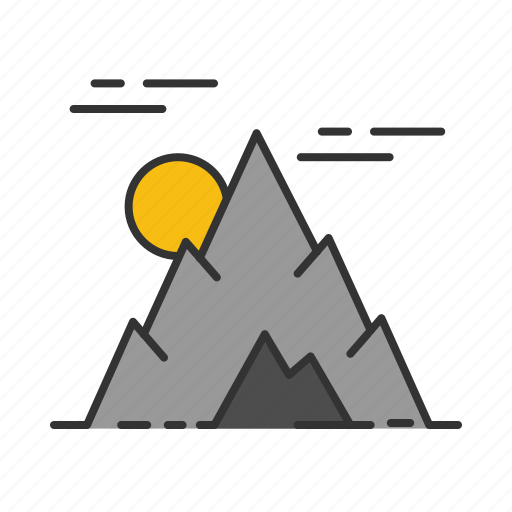 Climbing, hiking, landscape, mountain, nature, outdoor icon - Download on Iconfinder