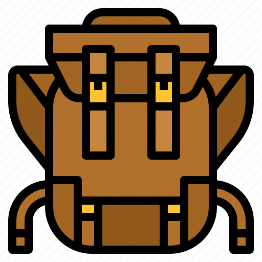 Backpack, baggage, camp, camping, hiking, luggage, travel icon - Download on Iconfinder