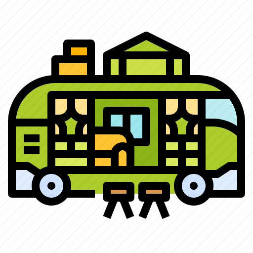 Camp, camper, camping, transport, travel, van, vehicle icon - Download on Iconfinder