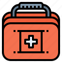 aid, box, emergency, first, medical, medicine