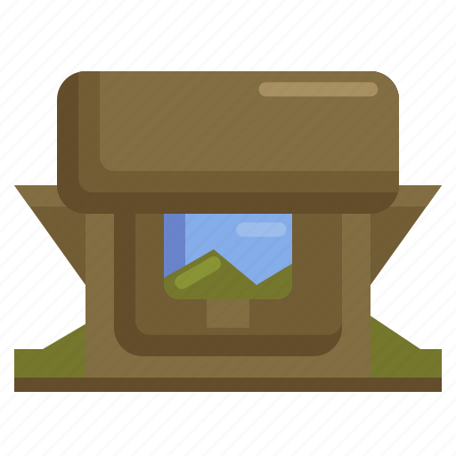 Camping, park, relax, tent, view icon - Download on Iconfinder