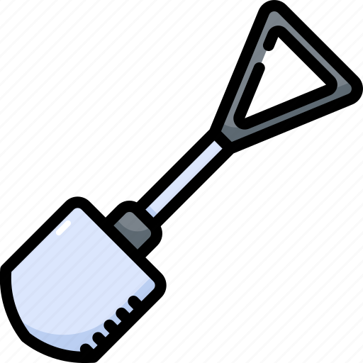 Construction, equipment, digging, shovel, camping, tool, camp icon - Download on Iconfinder