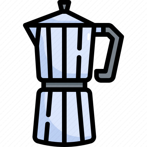 Coffee maker, coffee, moka, drink, coffee machine, pot icon - Download on Iconfinder