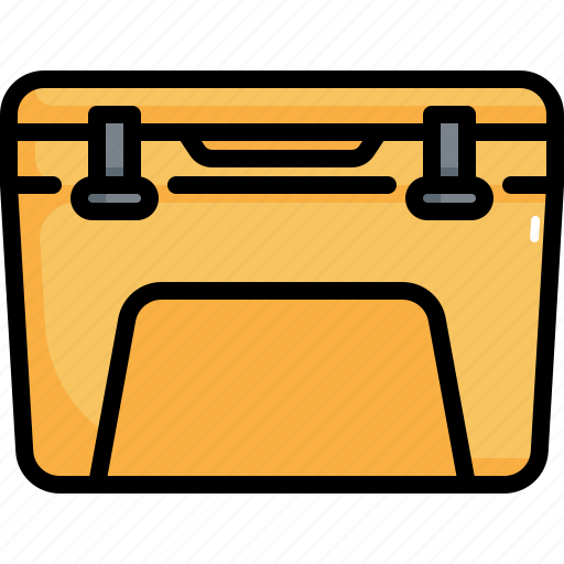 Camp, package, cooler, camping, holiday, box, freeze icon - Download on Iconfinder