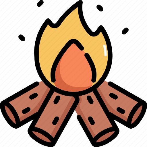 Campfire, camping, camp, fire, travel, holiday icon - Download on Iconfinder