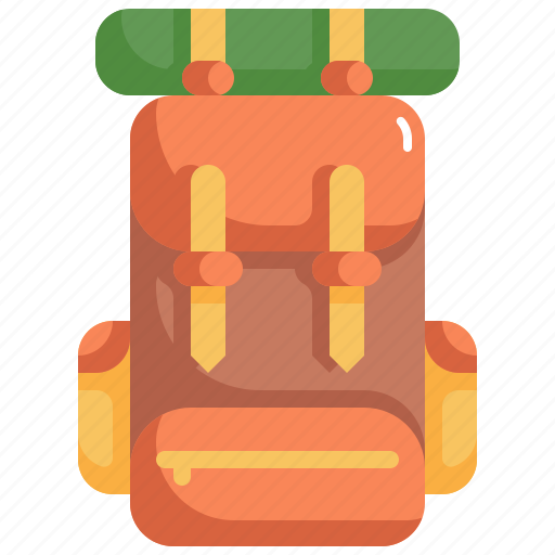 Backpacker, backpack, camping, camp, holiday, outdoor, bag icon - Download on Iconfinder