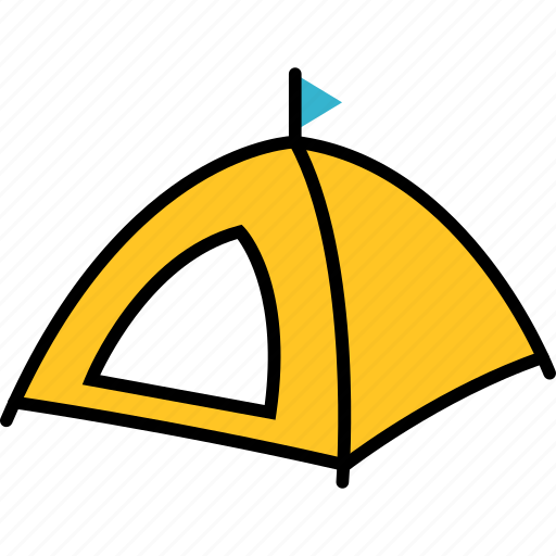 Camping, сamp, tent, tilt icon - Download on Iconfinder