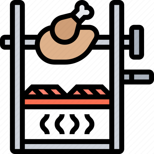 Grill, bonfire, food, cooking, camping icon - Download on Iconfinder