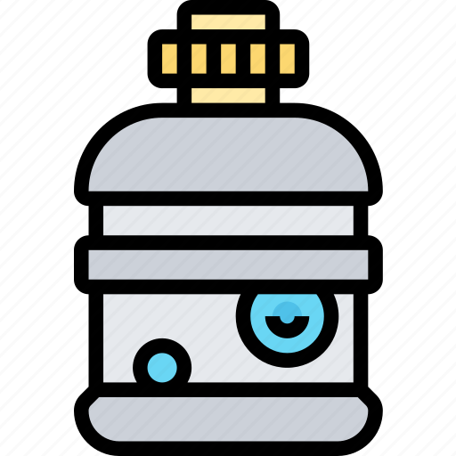 Water, bottle, bucket, container, supply icon - Download on Iconfinder