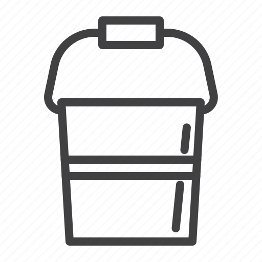Bucket, pail, handle, water icon - Download on Iconfinder