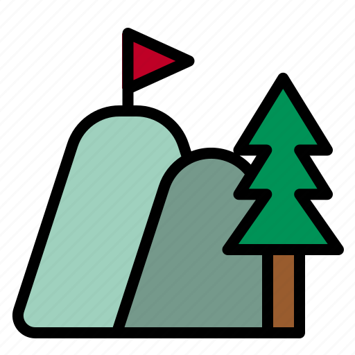 Hiking, camping, adventure, landscape, nature icon - Download on Iconfinder