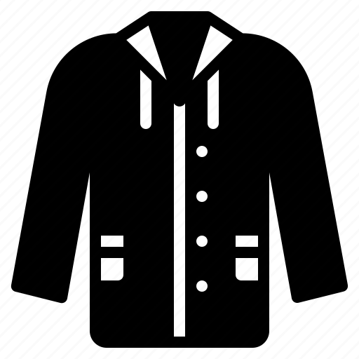 Raincoat, garment, outdoor, clothing, overcoat, jacket, clothes icon - Download on Iconfinder
