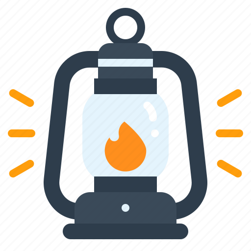 Lantern, camping, candle, oil, lamp, fire, flame icon - Download on Iconfinder