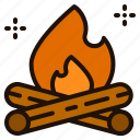 campfire, camping, cooking, flame, hot, burn, holidays