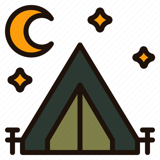 Camping, camp, tent, outdoor, adventure, travel, holidays icon - Download on Iconfinder