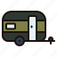 caravan, camping, travel, transportation, trailer, van, vehicle 