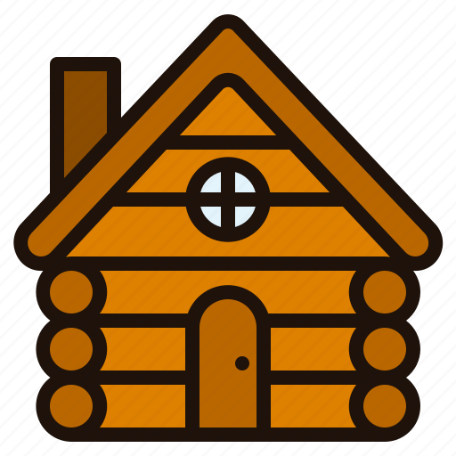 Wooden, house, hut, wood, cabin, bungalow icon - Download on Iconfinder
