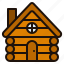 wooden, house, hut, wood, cabin, bungalow 