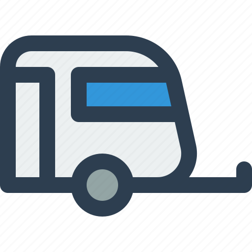 Caravan, van, vehicle, camping, outdoor icon - Download on Iconfinder