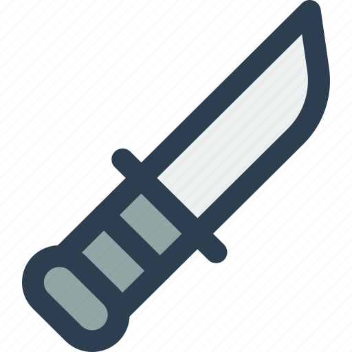 Knife, weapon, combat knife icon - Download on Iconfinder
