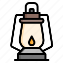 lamp, camping, gas, lantern, light, camp, candle
