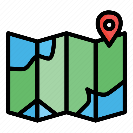 Mapcamping, outdoor, travel, navigation, location, trip, map icon - Download on Iconfinder