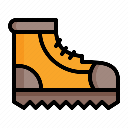 Boot, camping, high, man, shoes, fashion icon - Download on Iconfinder