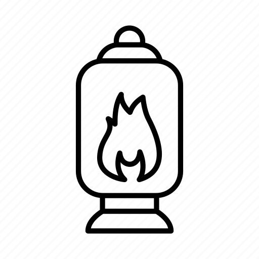 Lantern, oil, lamp, light, camping icon - Download on Iconfinder