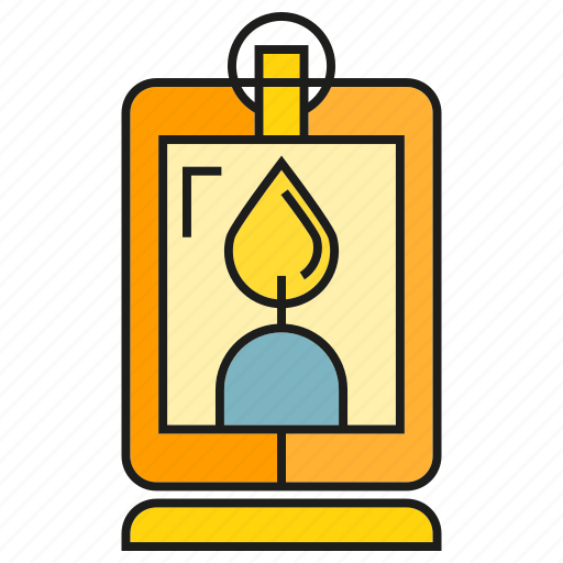 Fire, flame, flicker, lamp, lamplight, lantern, light icon - Download on Iconfinder