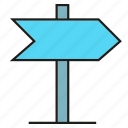 direction, forward, road sign, signage 