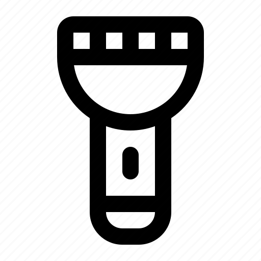 Flashlight, light torch, light, camping icon - Download on Iconfinder