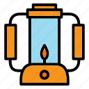 fire lamp, lantern, oil-lamp, light, flame, lamp, camping, fire, illumination