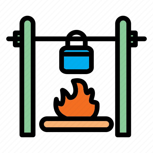 Camp fire, fire, camping, camp, adventure, travel, vacation icon - Download on Iconfinder