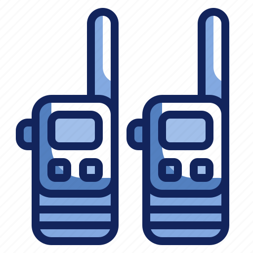 Portable, radio, talkie, transceiver, transmitter, walkie, wireless icon - Download on Iconfinder