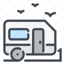 camp, caravan, trailer, transport, travel, vehicle, wagon