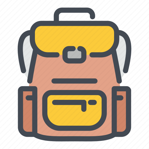 Backpack, camp, camping, hike, hiking, outdoor, travel icon - Download on Iconfinder
