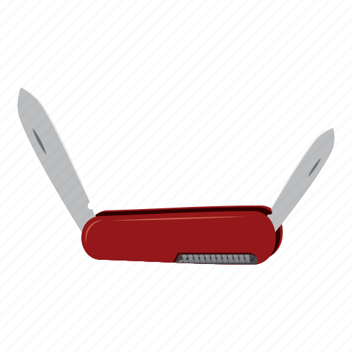 Blade, cartoon, equipment, folding, knife, sharp, tool icon - Download on Iconfinder