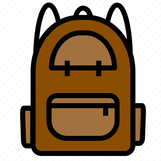 Backpac, bag, camping, pocket, pouch, travel icon - Download on Iconfinder