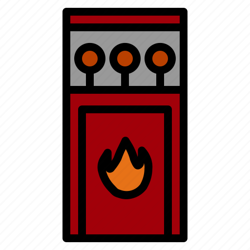 Matchesbox, fire, matches, flame, camping icon - Download on Iconfinder