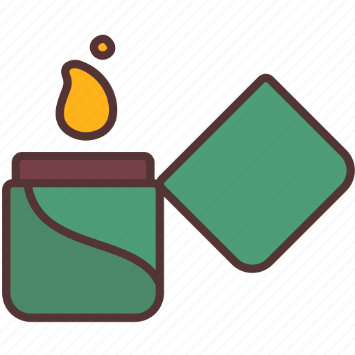 Camp, camping, fire, flame, light, lighter, tool icon - Download on Iconfinder