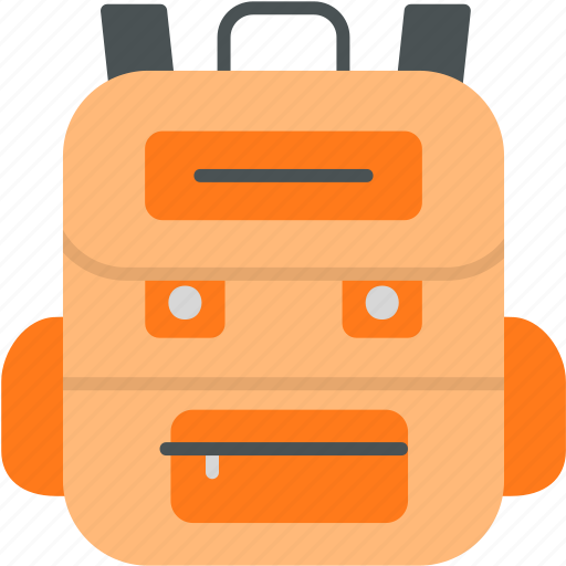Backpack, bag, bookbag, knapsack, rucksack, icon icon - Download on Iconfinder