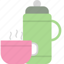 thermos, cafe, canister, coffee, restaurant, tea