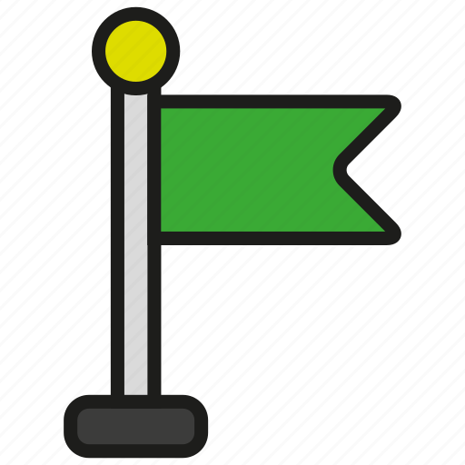 Flag, country, nation, national, world, golf icon - Download on Iconfinder