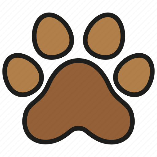 Paw, animal, dog, pet, print, cat icon - Download on Iconfinder